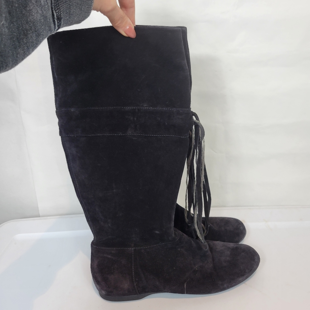 Miu miu suede black boots - Picture 7 of 7